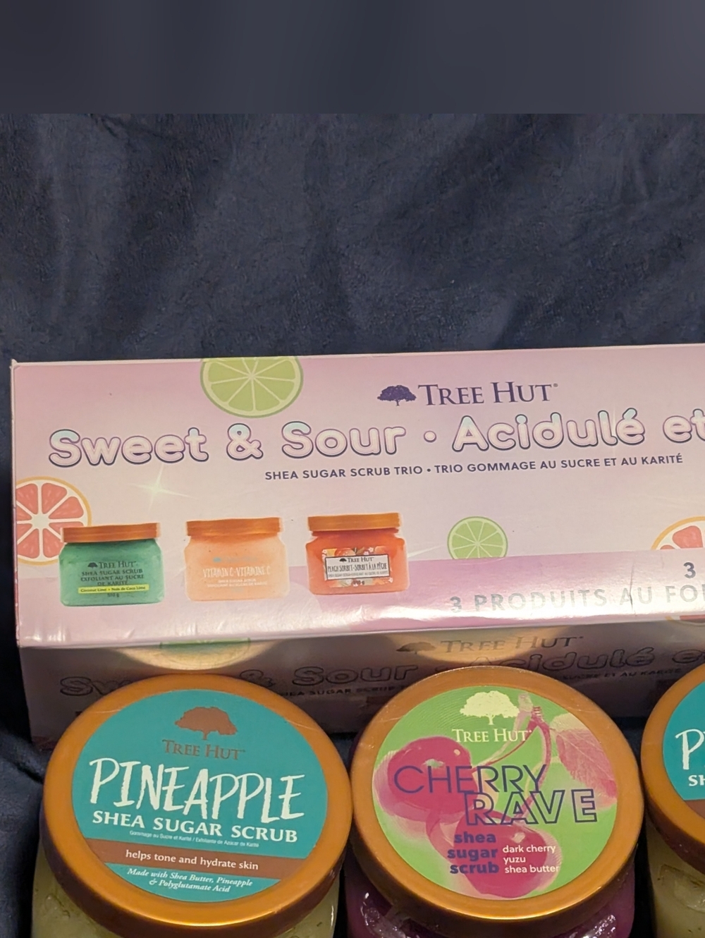 Tree hut sugar scrubs